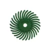 Dedeco Sunburst 1 in. Radial Discs - 1/8 in. 120-Grit Medium Arbor Rotary Cleaning and Polishing Tool (12-Pack)