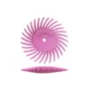 Dedeco Sunburst 7/8 in. Knife-Edge Radial Discs - 1/16 in. Fine 600-Grit (Pumice) Arbor Rotary Polishing Tool (48-Pack)
