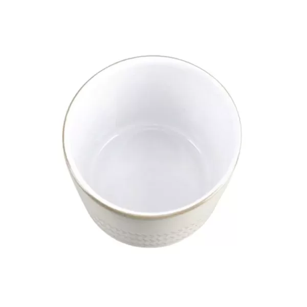 Denby Natural Canvas Textured Sugar Bowl/Ramekin