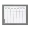 DesignOvation Bosc Monthly Dry Erase Calendar Memo Board