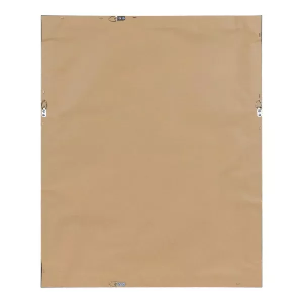 DesignOvation Beatrice Walnut Brown Rectangle Dry Erase Board Memo Board