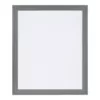 DesignOvation Bosc Gray Dry Erase Memo Board