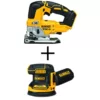 DEWALT 20-Volt MAX XR Cordless Brushless Jigsaw with 5 in. Random Orbital Sander