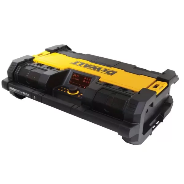 DEWALT TOUGHSYSTEM 14-1/2 in. Portable and Stackable Radio/Digital Music Player with Bluetooth and Battery Charger