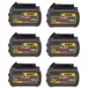 DEWALT FLEXVOLT 20-Volt/60-Volt MAX Lithium-Ion 6.0Ah Battery Pack (6-Pack)