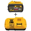 DEWALT FLEXVOLT 20-Volt/60-Volt MAX Lithium-Ion 12.0Ah Battery with Fan Cooled Fast Charger