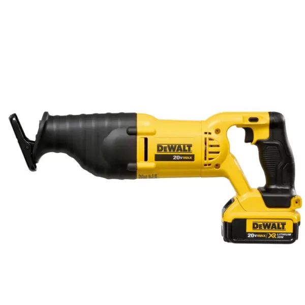 DEWALT 20-Volt MAX Cordless Combo Kit (5-Tool) with (1) 20-Volt 4.0Ah Battery, (1) 20-Volt 2.0Ah Battery & Charger