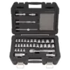 DEWALT 3/8 in Drive Combination Socket Set with Ratchet (34-Piece)