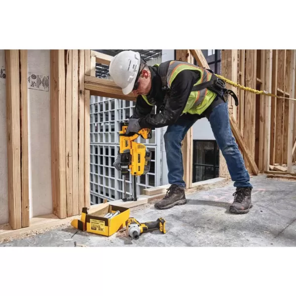 DEWALT 20-Volt MAX Cordless Brushless 1-1/8 in. SDS Plus D-Handle Rotary Hammer w/ Dust Extractor & (2) 20-Volt 6.0Ah Batteries