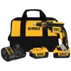 DEWALT 20-Volt MAX XR Cordless Brushless Drywall Screw Gun with (2) 20-Volt 4.0Ah Batteries & Charger