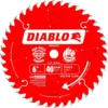 DIABLO 6 in. x 40-Tooth Finish Saw Blade for Saw Boss