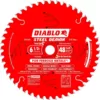 DIABLO 6-1/2 in. x 48-Tooth Steel Demon Ferrous Metal Cutting Saw Blade