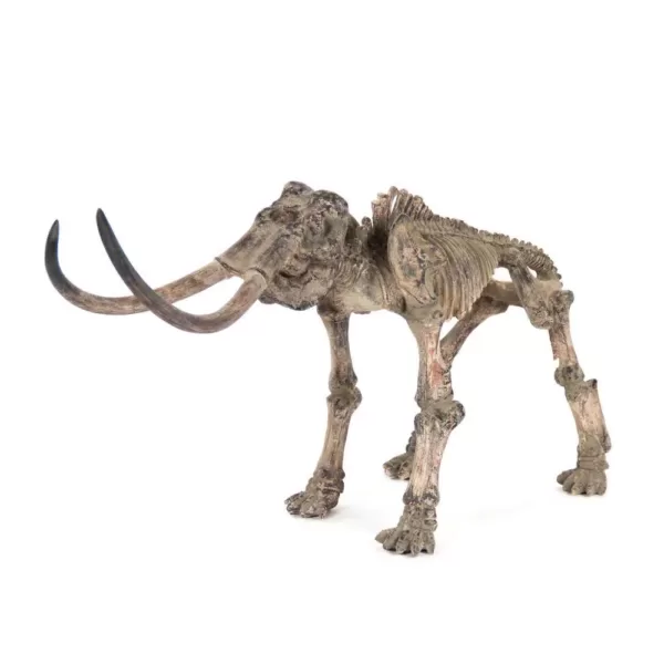 Zentique Polyreson Cast Distressed Brown/Grey Mammoth Skeleton