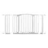 Dreambaby Chelsea 29.5 in. H Standard Height and Extra Wide Auto-Close Security Gate in White with Extensions
