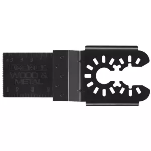 Dremel Multi-Max 1-1/8 in. Bi-Metal Oscillating Tool Blade for Wood, Drywall, and Metal