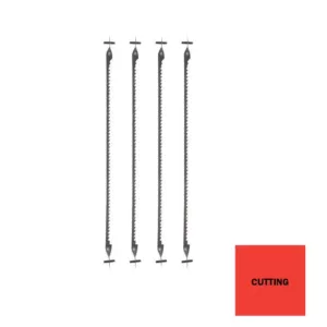 Dremel 4 in. Moto-Saw Side Cut Blades for Wood, Plastic, Foam, and Carpet (4-Pack)