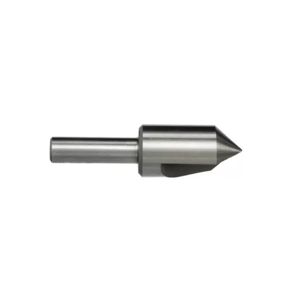 Drill America 1-1/4 in. 100-Degree High Speed Steel Countersink Bit with Single Flute