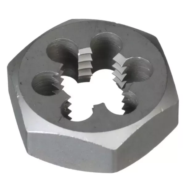 Drill America 15/16 in.-20 Carbon Steel Hex Re-Threading Die