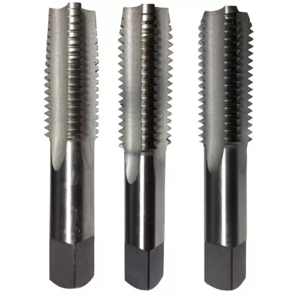 Drill America 5/8 in.-11 Carbon Steel Hand Tap Set