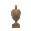 Zentique Wooden Spiral Carved Detailed Julius Urn