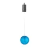 Evergreen 5 in. Shatterproof Outdoor Safe Battery Operated LED Ball Christmas Ornament, Blue