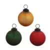 Evergreen 2-1/2 in. Round Holiday Classic Christmas Ornaments (12-Pack)