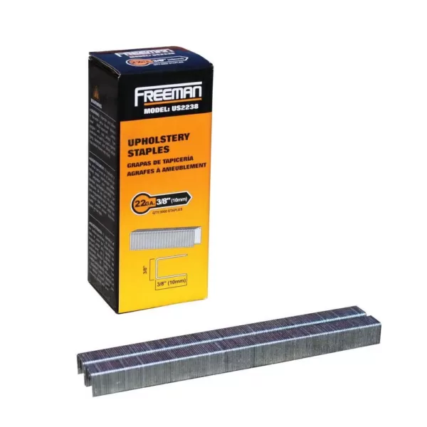 Freeman 22-Gauge 3/8 in. Upholstery Staples (5,000 per Box)