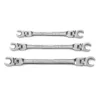 GEARWRENCH Metric Flex Flare Nut Wrench Set (3-Piece)