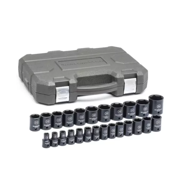 GEARWRENCH 1/2 in. Drive Impact Socket Set (25-Piece)