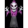 Gemmy 10 ft. H Skeleton Reaper with Red LED Eyes-Giant Halloween Inflatable