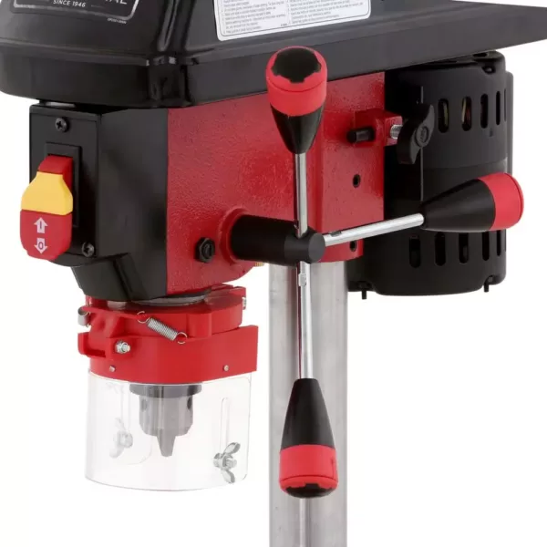 General International 8 in. Drill Press with Variable Speed and Laser System