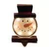 Glitzhome Marquee LED Snowman Head Stocking Holder