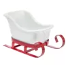 Godinger White Metal Santa Sleigh Candy Dish
