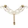Village Lighting Company 19 in. Gold Antler Adjustable Wreath Hanger