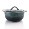 Gibson Artisan 2.3 Qt. Casserole with Lid in Gradient Gray