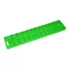 Grand Rapids Industrial Products Grip 3/8 in. No Compartments Socket Tray, Green
