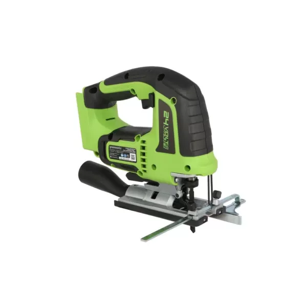 Greenworks 24-Volt Battery Cordless Brushless Jig Saw, Battery Not Included JS24L00