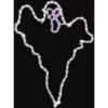 Haunted Hill Farm 48 in. x 40 in. Scary Ghost Indoor/Outdoor LED Halloween Window Light