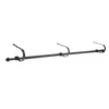 Haute Decor MantleClip Stocking Rod Matte Black Stocking Holder (4-Pack)