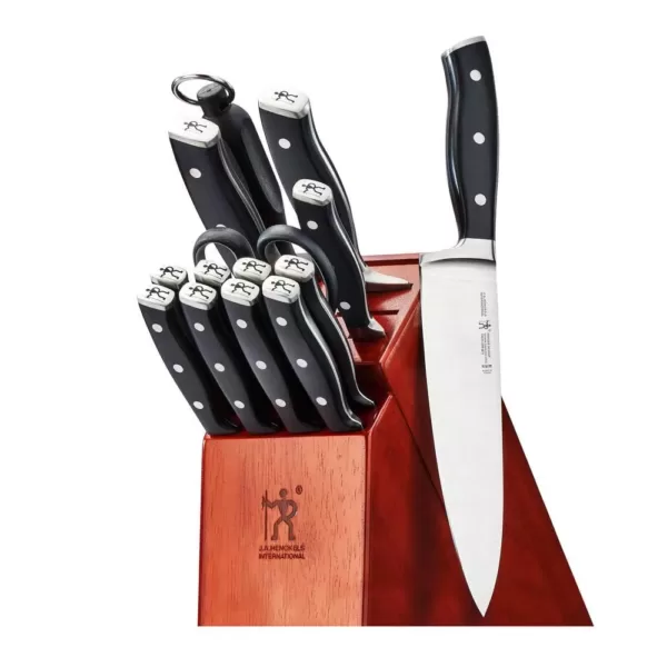 Henckels Forged Accent 15-Piece Steel Knife Block Set