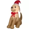 Home Accents Holiday 6 ft. Inflatable Golden Retriever with Bow