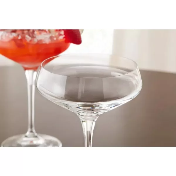 Home Decorators Collection Genoa 11.25 oz. Lead-Free Crystal Coupe Cocktail Glasses (Set of 8)