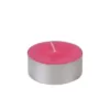 Zest Candle 2.25 in. Hot Pink Mega Oversized Tealights Candles (12-Box)