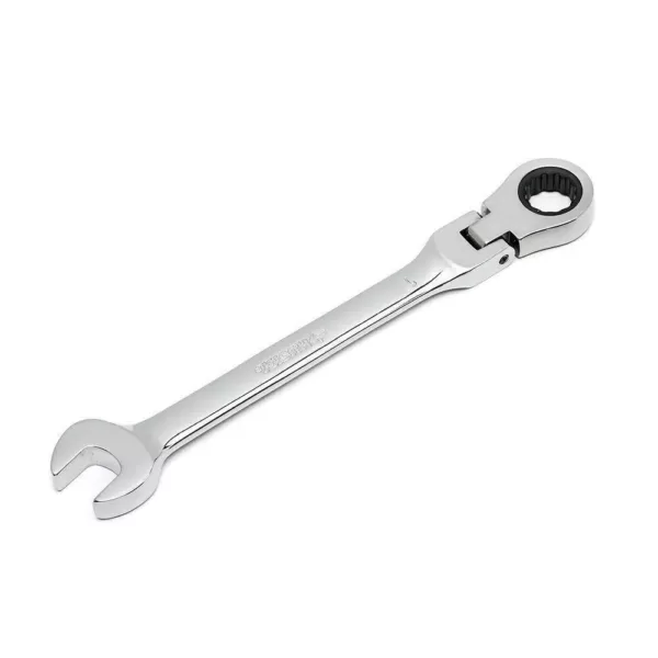 Husky 15 mm Flex Head Ratcheting Combination Wrench