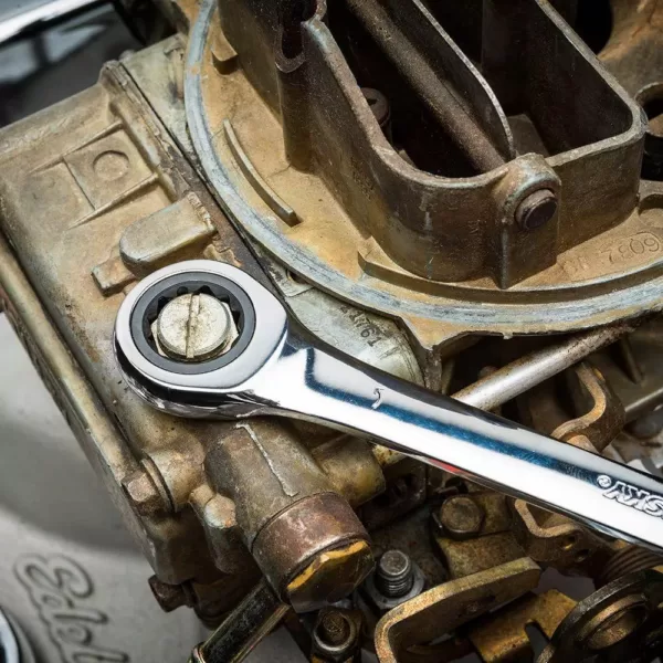Husky 15 mm 12-Point Metric Ratcheting Combination Wrench