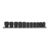 Husky 1/2 in. Drive Standard Metric Impact Socket Set (11-Piece)