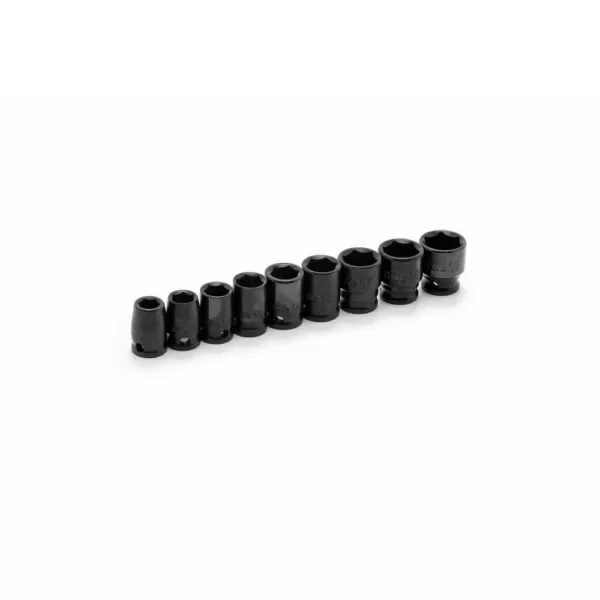 Husky 3/8 in. Drive Standard SAE/MM Impact Socket Set (18-Piece)