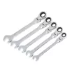 Husky MM Flex Ratcheting Wrench Set (5-Piece)