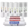 ISPRING 6-Stage Reverse Osmosis RO Systems 1-Year Replacement Water Filter Cartridge Pack, with Alkaline, pH+, 10 in. x 2.5 in.