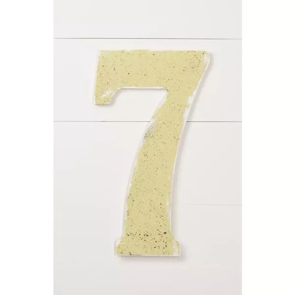 Jeff McWilliams Designs 18 in. Oversized Unfinished Wood Number "7"